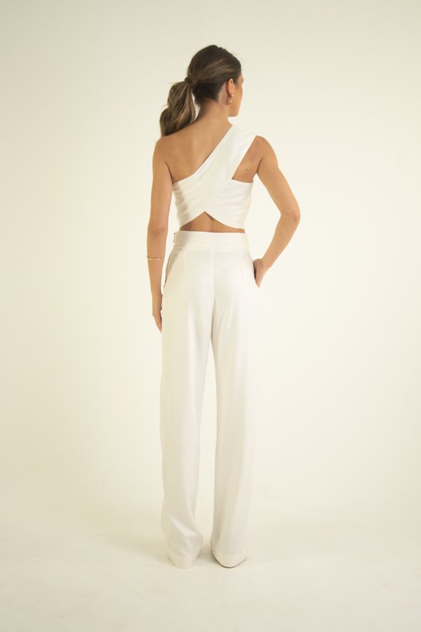 Cropped Peônia - Off White - Image 4