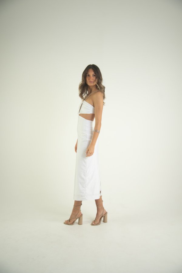 Vestido Lótus - Branco - Image 3