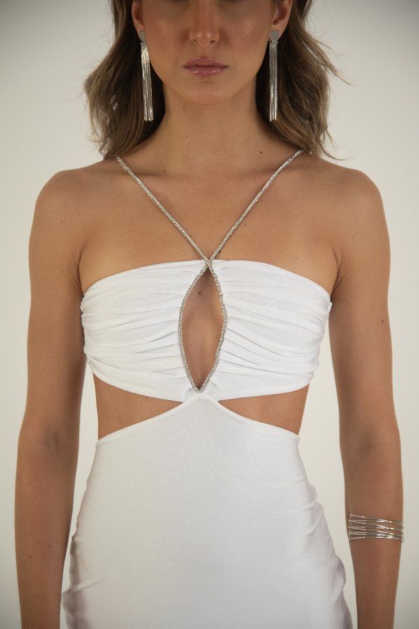 Vestido Lótus - Branco - Image 2